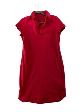 Frank & Eileen Lauren Polo dress- red- small